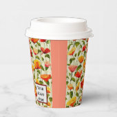 Gobelets En Papier Conception des fleurs (Droite)