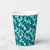 Gobelets En Papier Conception des pièces d'échecs (Verso)