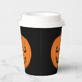 Gobelets En Papier Conception d'Halloween citrouille effrayante Jack- (Droite)