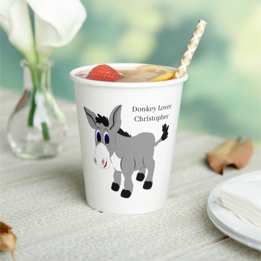Gobelets En Papier Conception Donkey (Insitu)