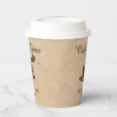 Gobelets En Papier Conception d'un café (Gauche)