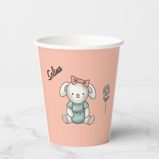 Gobelets En Papier Conception enchantant pour enfants (Recto)