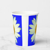 Gobelets En Papier Conception Florale de Marguerite Radieuse (Droite)