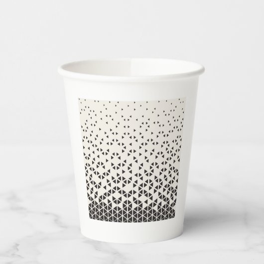 Gobelets En Papier Conception géométrique Abstraite (Gauche)