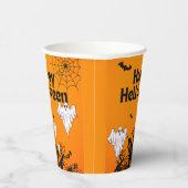 Gobelets En Papier Conception Joyeux Halloween (Droite)