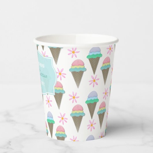 Gobelets En Papier Cône de glace (Gauche)