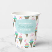 Gobelets En Papier Cône de glace (Recto)