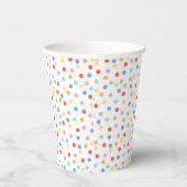 Gobelets En Papier Confetti Bright (Points) (Droite)