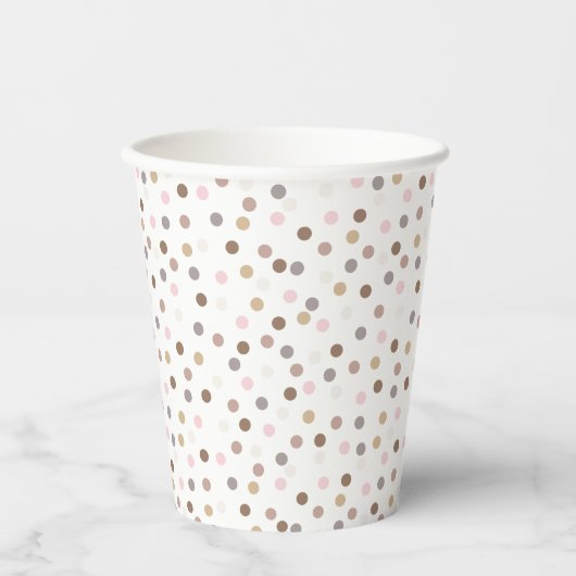 Gobelets En Papier Confetti Chic (Points) (Recto)