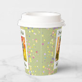 Gobelets En Papier Confetti d'anniversaire à la crème de citron (Droite)