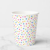 Gobelets En Papier Confetti Dazzle (points) (Verso)