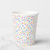 Gobelets En Papier Confetti Dazzle (Sprinkles) (Droite)