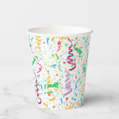 Gobelets En Papier Confetti et Streamers Celebration Party Event (Verso)