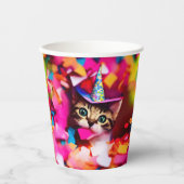 Gobelets En Papier Confetti Mater Kitty - Anniversaire Tasses Papier  (Recto)