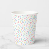 Gobelets En Papier Confetti Pastels (Sprinkles) (Verso)