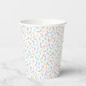 Gobelets En Papier Confetti Pastels (Sprinkles) (Gauche)