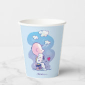 Gobelets En Papier Confort et sécurité | Charlie & Snoopy Hug (Recto)