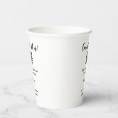 Gobelets En Papier Connectez-vous avec nous scan QR code ajouter e-ma (Droite)