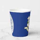 Gobelets En Papier Connecticuter Flag & Seal, Connecticut (Droite)