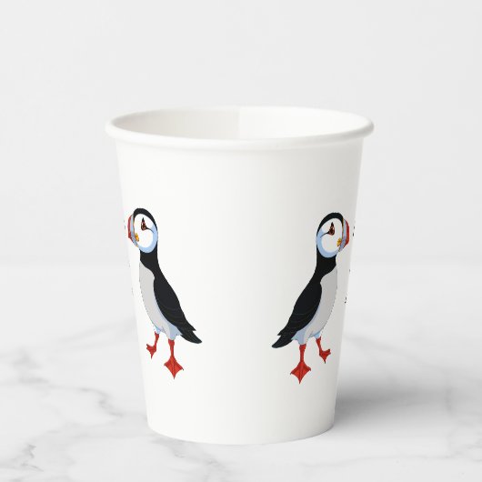Gobelets En Papier Conseil d'un design Puffin (Gauche)