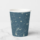 Gobelets En Papier Constellation céleste - Nuit étoilée (1) (Verso)