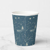 Gobelets En Papier Constellation céleste - Nuit étoilée (1) (Droite)