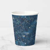 Gobelets En Papier Constellation céleste - Nuit étoilée (6) (Gauche)