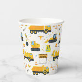 Gobelets En Papier Construction Anniversaire Coupes de papier de fête (Verso)