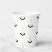 Gobelets En Papier Construction Anniversaire Fête Beige Cone Paper Cu (Droite)