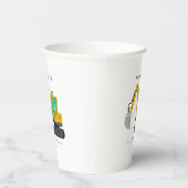 Gobelets En Papier Construction Camion Anniversaire Décor (Droite)