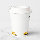 Gobelets En Papier Construction Camions Thème Anniversaire (Droite)