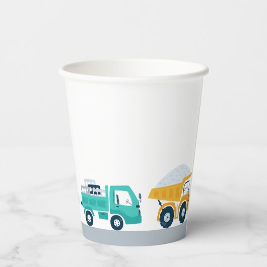 Gobelets En Papier Construction Coupes de fête d'anniversaire (Verso)