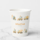Gobelets En Papier Construction Dump Truck Party Paper Cup (Verso)