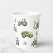 Gobelets En Papier Construction Enfants 1er anniversaire fête (Verso)