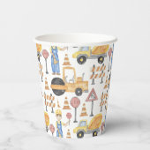 Gobelets En Papier Construction Themed Birthday Party (Verso)