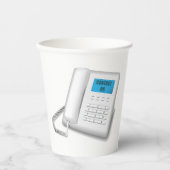 Gobelets En Papier Contactez-nous Téléphone (Recto)