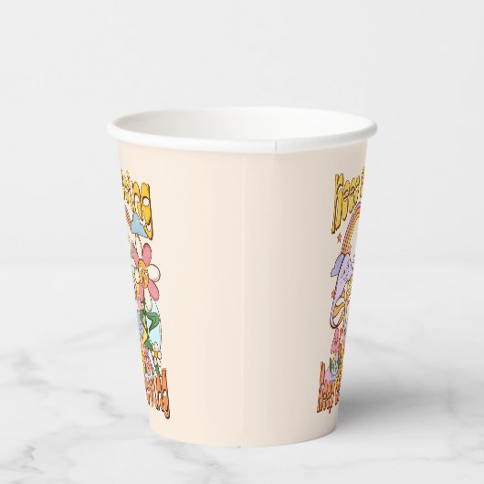 Gobelets En Papier Continuer, continuer à croître - Champignons et fl (Droite)