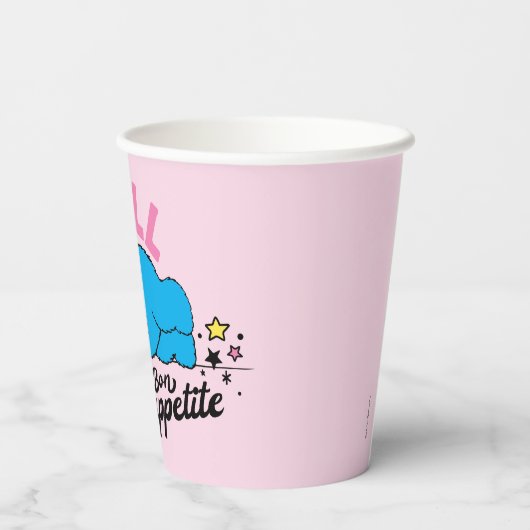 Gobelets En Papier Cookie Monster | Bon appétit Chill (Verso)