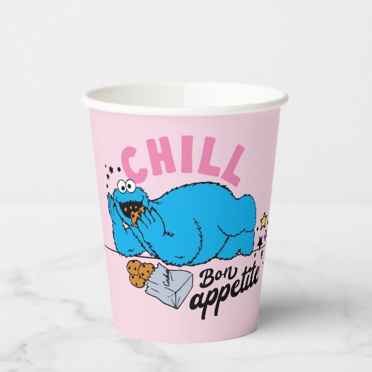 Gobelets En Papier Cookie Monster | Bon appétit Chill (Gauche)