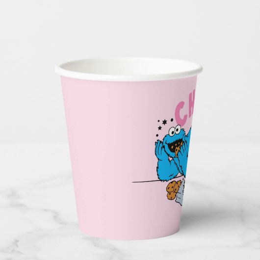 Gobelets En Papier Cookie Monster | Bon appétit Chill (Recto)
