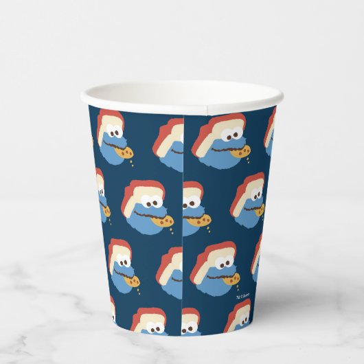 Gobelets En Papier Cookie Monster Camp Cookies (Droite)