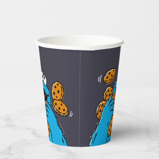 Gobelets En Papier Cookie Monster Eating All the Cookies (Droite)