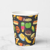 Gobelets En Papier Cookie Monster Foodie Truck Chalkboard (Droite)