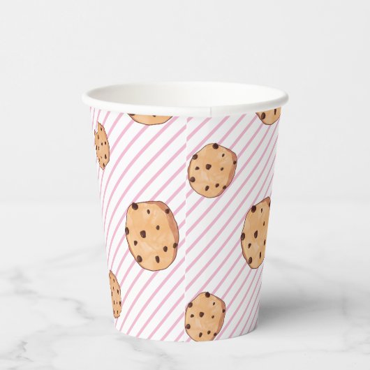 Gobelets En Papier Cookies Baies roses Anniversaire (Droite)