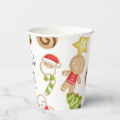 Gobelets En Papier Cookies congelés Noël Cookie Exchange Party (Verso)