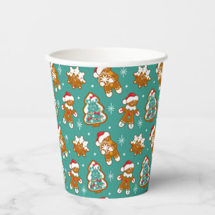 Gobelets En Papier Cookies de Noël au pain d'épice