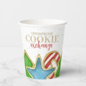 Gobelets En Papier Cookies de Noël Whimsical Sweet Holiday Plaisant (Recto)