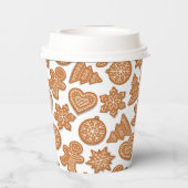 Gobelets En Papier Cookies en pain d'épice de Noël (Verso)