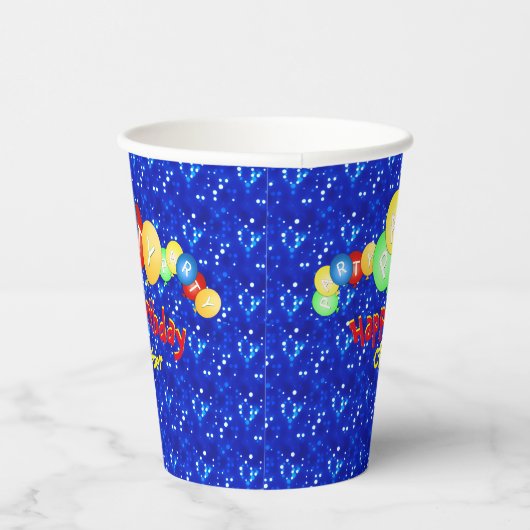 Gobelets En Papier Cool Amusants Ballons Anniversaire (Droite)