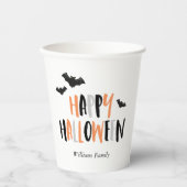 Gobelets En Papier Cool Bats Halloween Party Paper Cup (Recto)